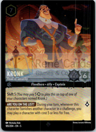 Kronk - Head of Security - 5SSK - 185/204 - Foil