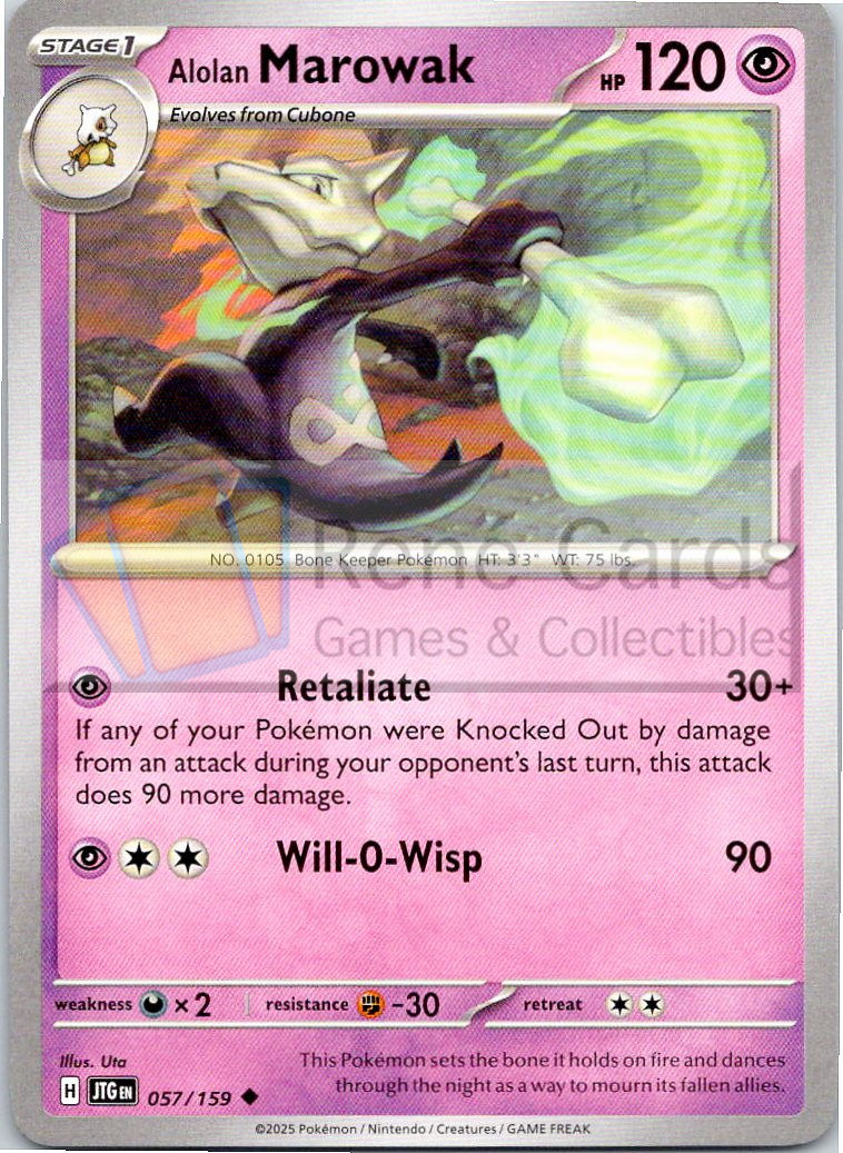 Alolan Marowak - JTG  - 057/159