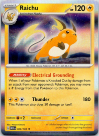 Raichu - MEW - 026/165