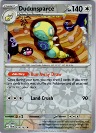 Dudunsparce - TEF - 129/162 - Reverse