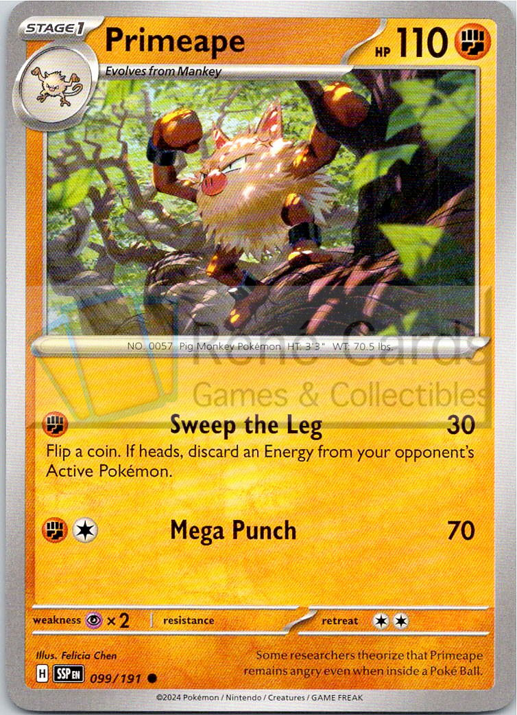 Primeape - SSP - 099/191