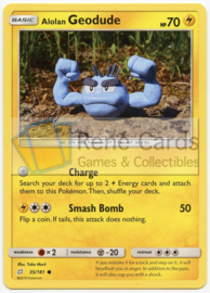 Alolan Geodude - S&M TeaUp - 35/181 - Reverse