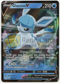Glaceon V - EvolSkies - 040/203 - Snow Flake Version - Sealed