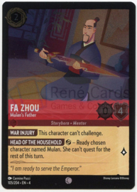 Fa Zhou - Mulan's Father - 4URS-105/204 - Foil