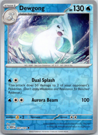 Dewgong - MEW - 087/165 - Reverse