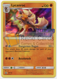 Lycanroc - SM118 - Promo - Forbidden Light Prerelease participation promo