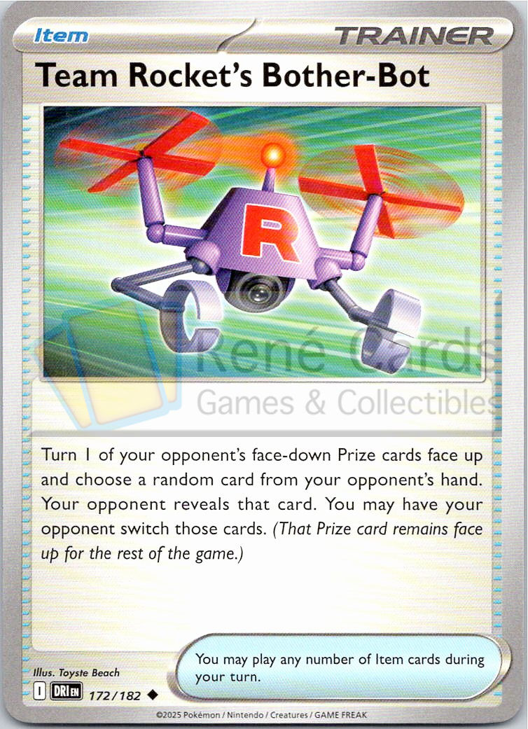 Team Rocket's Bother-Bot - DRI  - 172/182