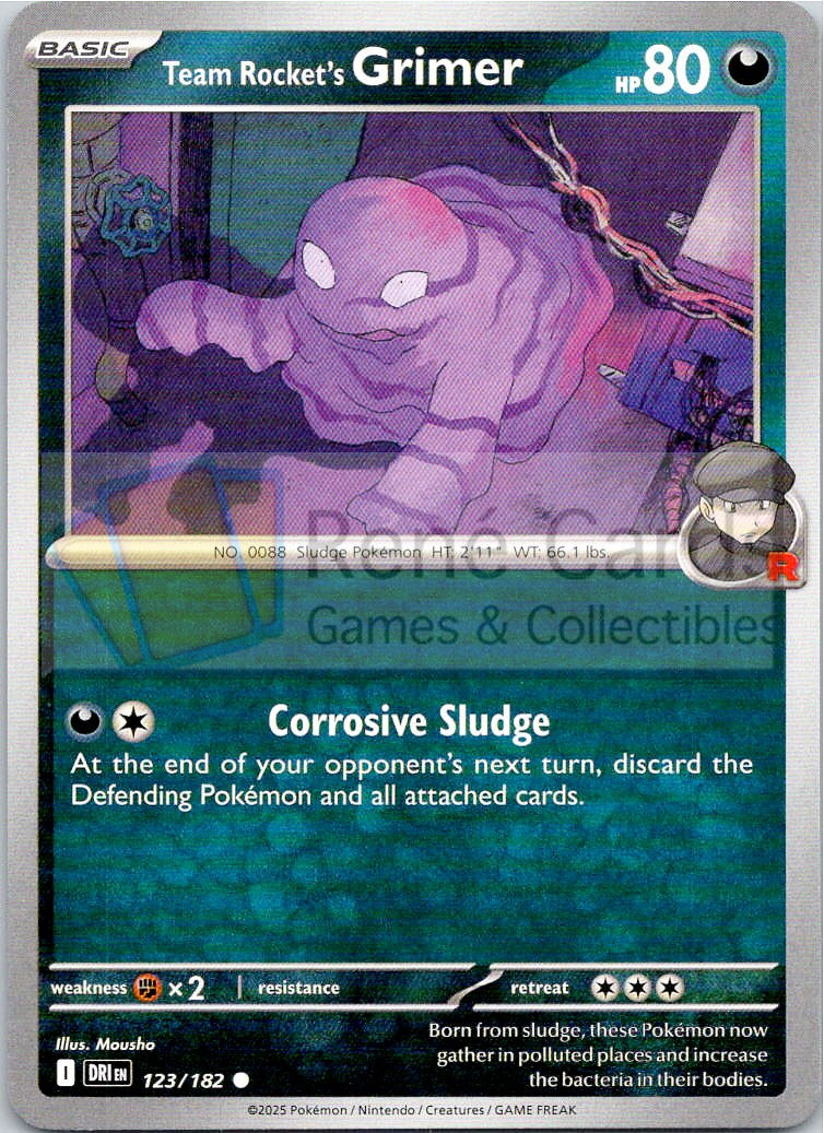 Team Rocket's Grimer - DRI  - 123/182