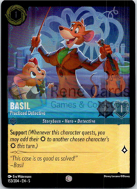 Basil - Practiced Detective - 5SSK - 153/204 - Foil