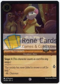 Miss Bianca - Rescue Aid Society Agent - 3INK-10/204 - Foil