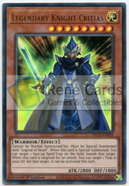 Legendary Knight Critias - 1st. Edition - DLCS-EN002 - Gold