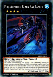 Full Armored Black Ray Lancer - 1st. Edition - LED9-EN012