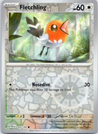Fletchling - PAL - 163/193 - Reverse
