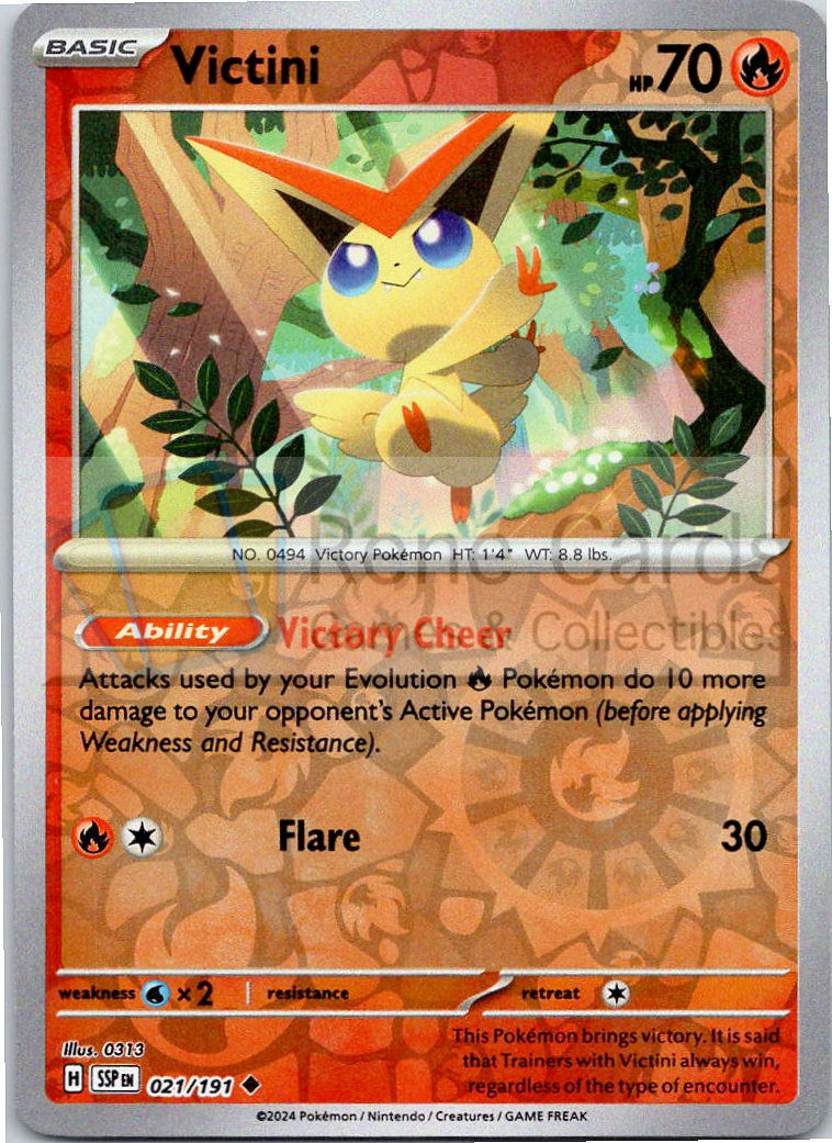 Victini - SSP  - 021/191 - Reverse