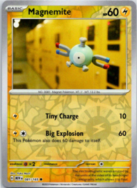 Magnemite - MEW - 081/165 - Reverse