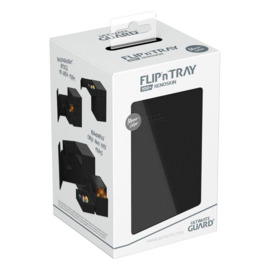 Flip´n´Tray Deck Case 100+ - Standard Size - XenoSkin - Black MonoColor