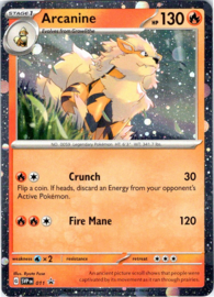 Arcanine - SVP 011 - Scarlet & Violet Three Pack Blisters