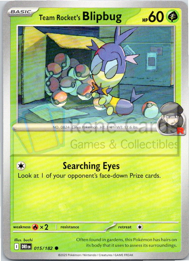 Team Rocket's Blipbug - DRI  - 015/182