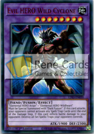 Evil HERO Wild Cyclone - 1st. Edition - LDS3-EN030 - Red