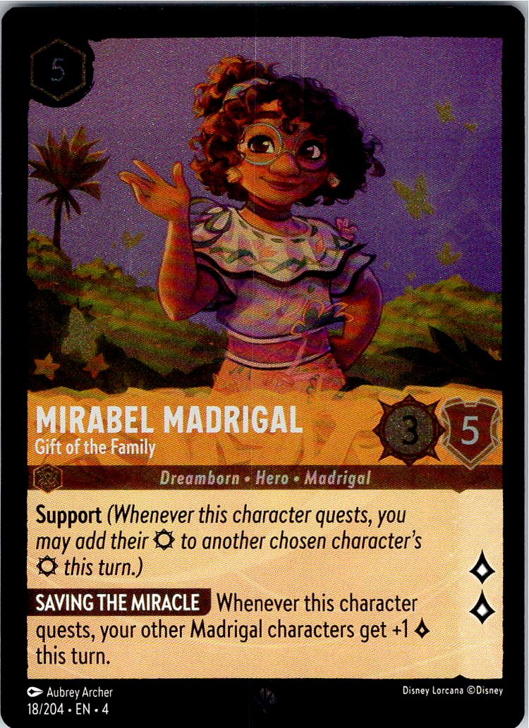 Mirabel Madrigal - Gift of the Family - 4URS-18/204 - Foil