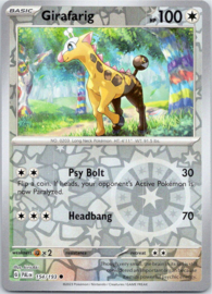 Girafarig - PAL - 154/193 - Reverse