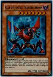 Ally of Justice Thunder Armor - 1st Edition - HA02-EN021