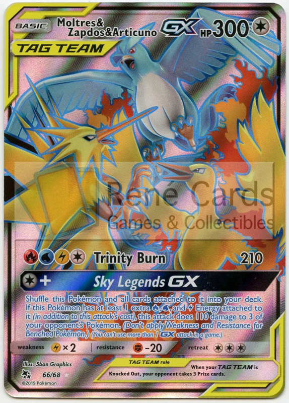 Moltres, Zapdos e Articuno-GX / Moltres & Zapdos & Articuno-GX (66/68), Busca de Cards