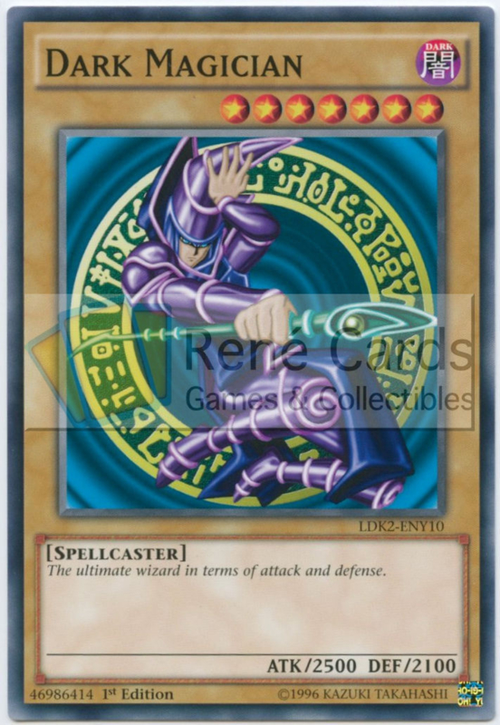 Yu-Gi-Oh! Carta Mago Oscuro (Dark Magician) LDK2-ENY10 - 1st Edition Common - Leggendari Deck II
