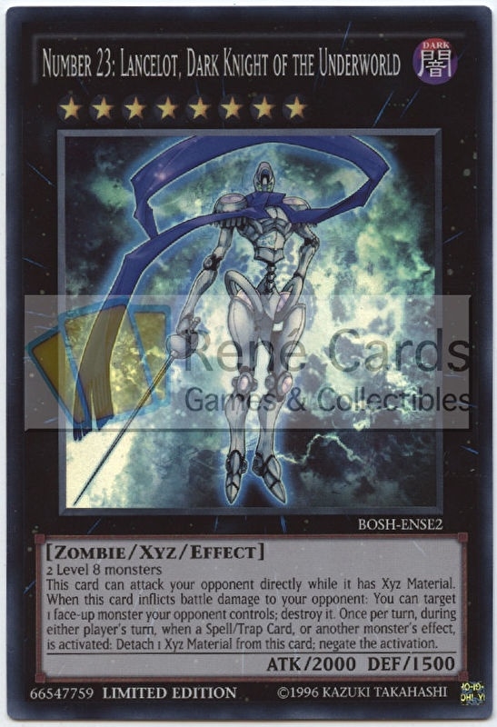 Number 23 Lancelot Dark Knight Of The Underworld Limited Edition Bosh Ense2 Arc V Breakers Of Shadow Special Edition Rene S Cards Games Collectibles Number 23 Lancelot Dark Knight Of The Underworld Limited Edition Bosh Ense2 Arc V Breakers Of Shadow Special Edition Rene S Cards Games Collectibles