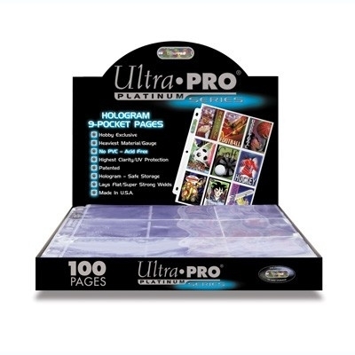 Ultra-Pro Box 9-Pocket Pages Platinum Series | 9-Pocket Pages | Rene`s ...