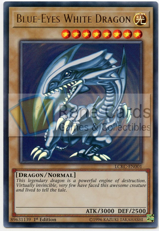 BlueEyes White Dragon 1.st Edition LCKCEN001 A Legendary Collection 6 Kaiba Mega Pack