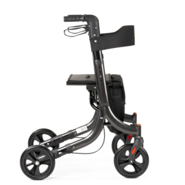 Lichtgewicht rollator met stokhouder en rugband - MM-Light