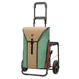 Boodschappenwagen met zitje, Komfort Shopper Oli.P 2.0 beige