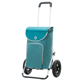 Boodschappenwagen met luchtbanden, Royal Shopper Famke petrol