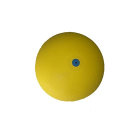 Gymnastiekbal met rinkelbel, 15 cm, geel