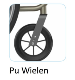 Prachtige lichtgewicht rolstoel met in hoogte verstelbare handvaten, Icon 20
