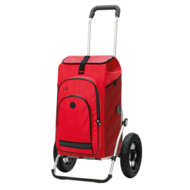 Boodschappenwagen met luchtbanden, Royal Shopper Hydro 3.0 rood