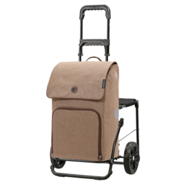Boodschappenwagen met zitje, Komfort Shopper Ipek Maxi zand