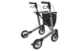 Lichtgewicht rollator Server met PU wielen van 7,2 kg voor een lengte van 1.50 tot 2 meter