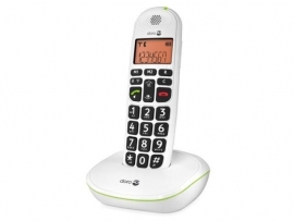 Loop telefoon voor slechthorenden, Doro PhoneEasy 100w wit