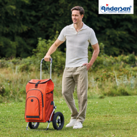 Boodschappenwagen met luchtbanden, Royal Shopper Hydro 3.0 oranje
