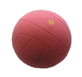 Voetbal met rinkelbel, 21 cm, rood, voor slechtzienden en blinden