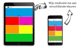 Pillendoos met alarm zwart, Smart pill box met App op uw telefoon