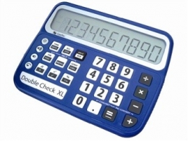 Nederlandssprekende rekenmachine DoubleCheck XL Voice - 340217