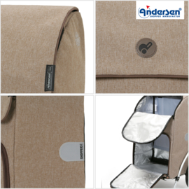 Boodschappenwagen met zitje, Komfort Shopper Ipek Maxi zand