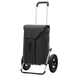 Boodschappenwagen met extra grote luchtbanden van 29 cm, Royal Shopper Oli.P 3.0 zwart