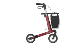 Lichtgewicht rollator Server met PU wielen van 7,2 kg voor een lengte van 1.50 tot 2 meter