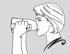 Drinkbeker RiJe Cup - speciaal voor ernstige slikproblemen (dysfagie en motorische stoornissen)