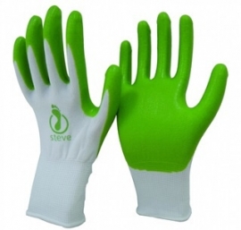 Latexvrije handschoenen voor aantrekken steunkousen