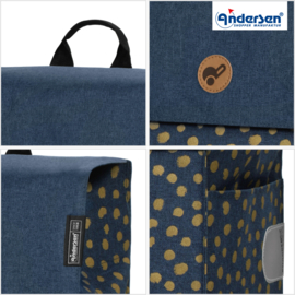 Boodschappentrolley voor de trap, Scala Traploper Shopper Fita blauw